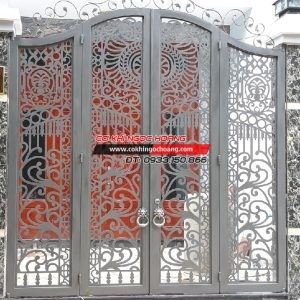 Làm cửa cổng sắt CNC tại Bình Dương