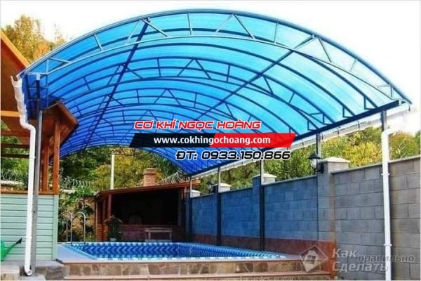 Dịch vụ thi công mái nhựa poly tại Quận 4