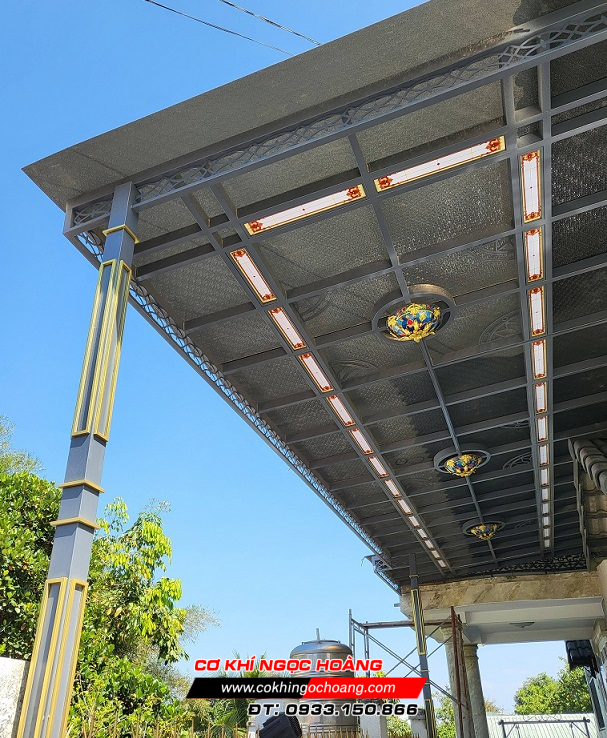 Mái hiên nhựa poly