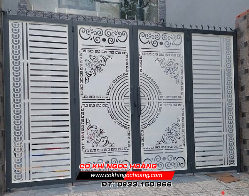 Làm cửa cổng sắt CNC tại quận Bình Tân