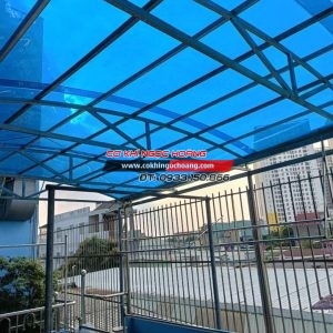 Thợ làm mái poly tại Quận 8 - 0933.150.866 Ngọc Hoàng nhận dịch vụ làm mái poly giá rẻ, thiết kế mái vòm, mái nhà xe, mái sân thượng, mái hiên