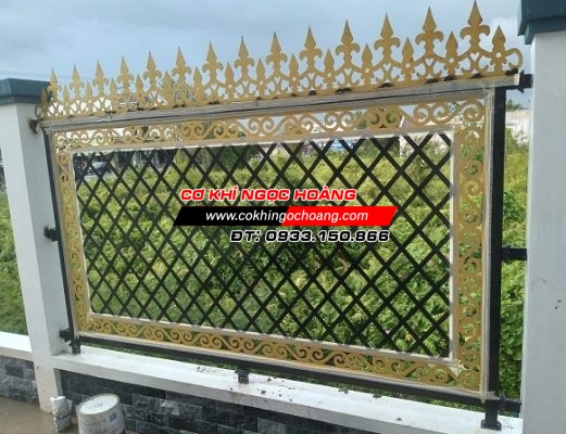 Làm hàng rào sắt giá rẻ tại Bàu Bàng