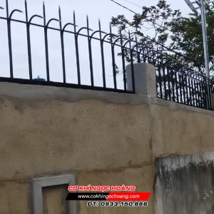 Làm Hàng Rào Chông Sắt Đặc Tại Bến Cát