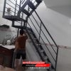 Thi công cầu thang sắt tại Quận 2