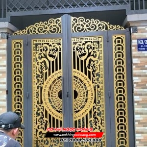 Làm Cửa Cổng Sắt CNC Tại Thuận An