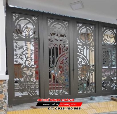 Thi công cửa cổng sắt tại Thuận An
