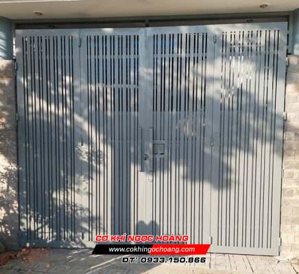 Cửa cổng sắt hộp