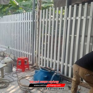 Thi công hàng rào sắt giá rẻ tại Quận 2