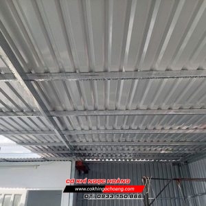 Thi công mái tôn sân thượng tại quận Bình Thạnh