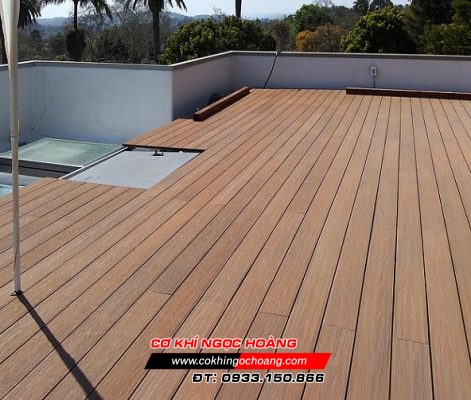 Làm sàn gỗ nhựa composite tại Bình Dương