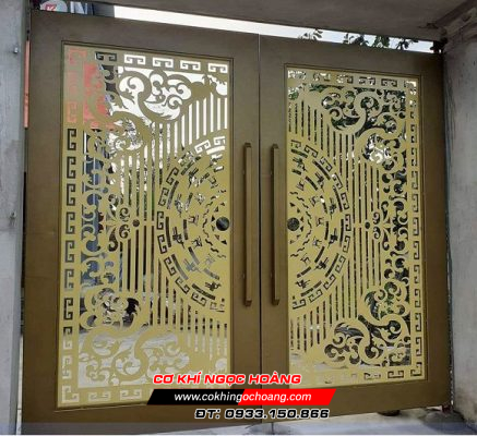 Làm cửa cổng sắt CNC tại quận Phú Nhuận