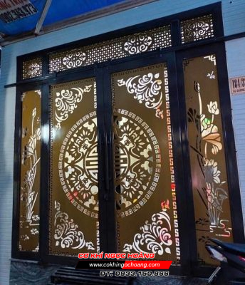 Báo giá cửa cổng sắt CNC tại Hóc Môn