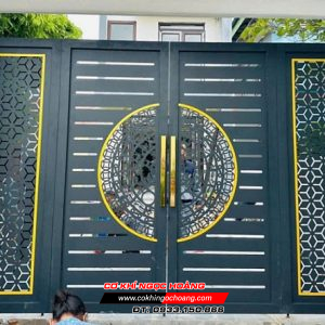 Báo giá cửa cổng sắt CNC tại Hóc Môn