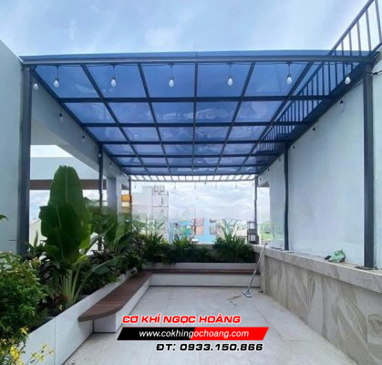 Làm mái nhựa poly tại Trảng Bom Đồng Nai