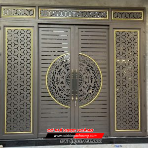 Làm cửa cổng sắt CNC tại Bình Dương