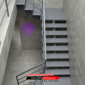 Làm cầu thang sắt tại Bàu Bàng