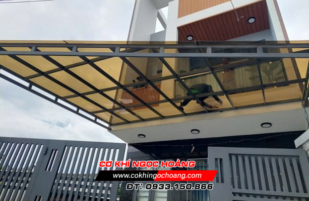 Làm mái nhựa poly tại Dầu Tiếng