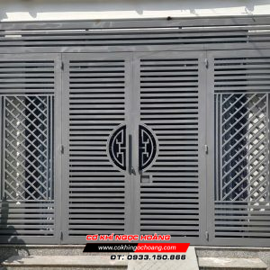 Làm cửa cổng sắt tại Phú Giáo