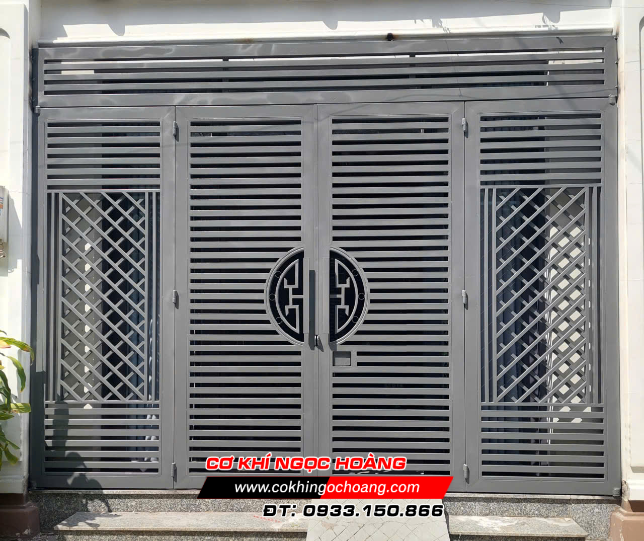 Làm cửa cổng sắt tại Phú Giáo
