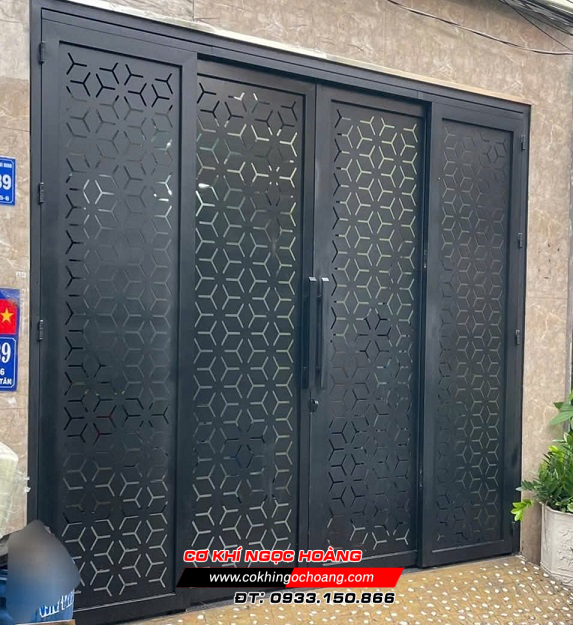Làm cửa cổng sắt tại Phú Giáo